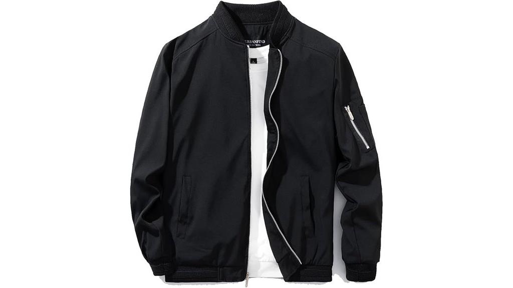slim fit lightweight bomber