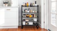 slim rolling pantry carts