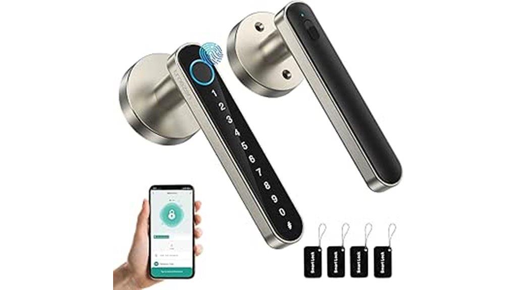 smart fingerprint keyless lock