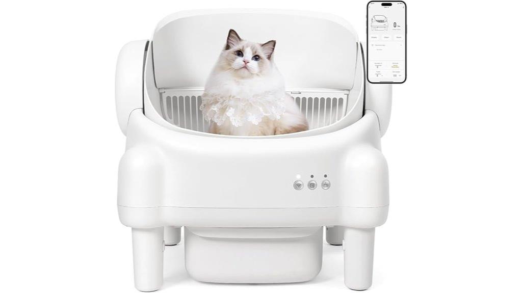 smart odor controlled litter box
