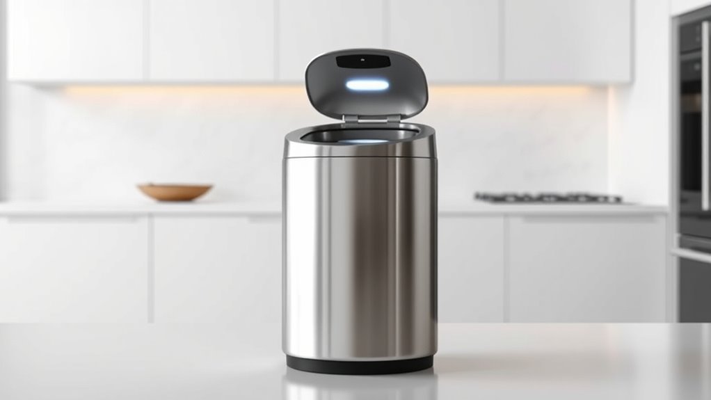smart sensor trash cans