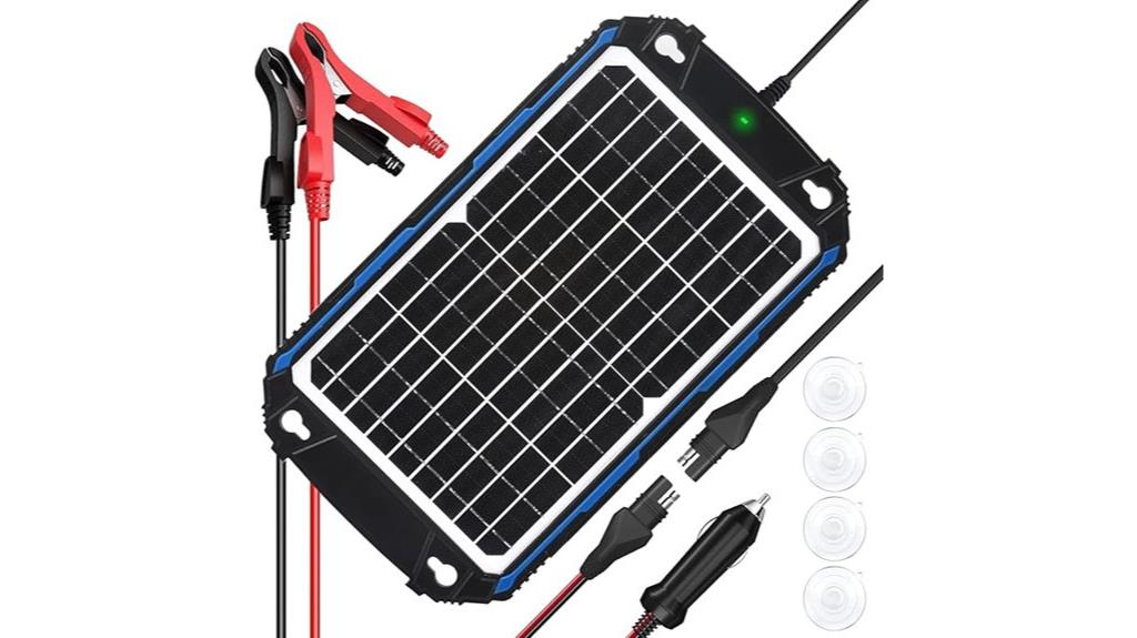 solar powered battery maintainer