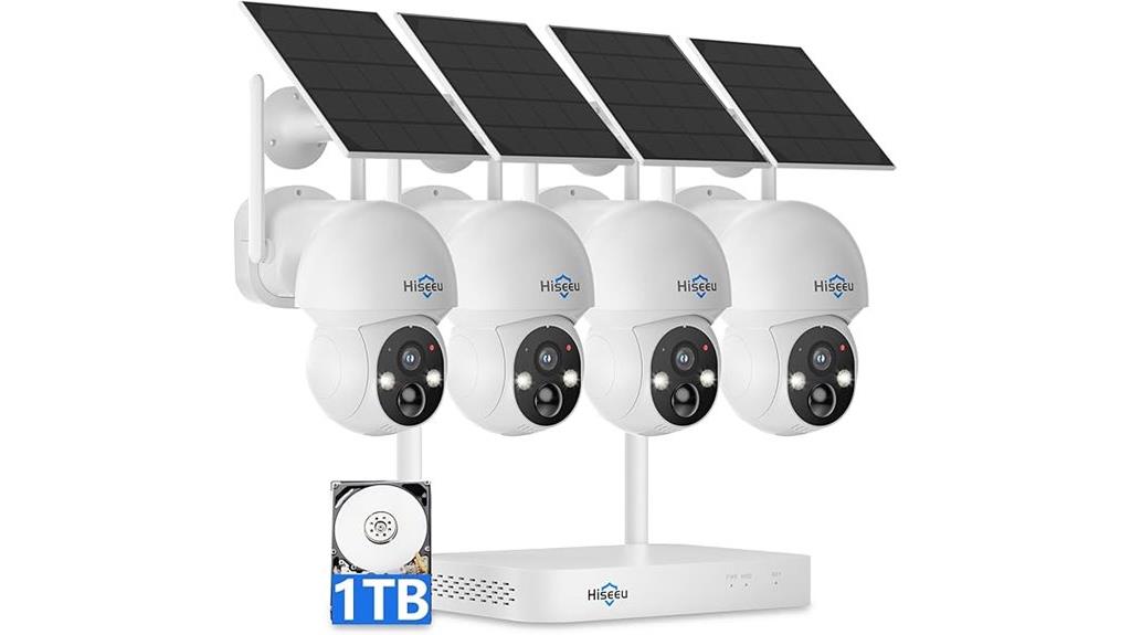 solar wireless outdoor security