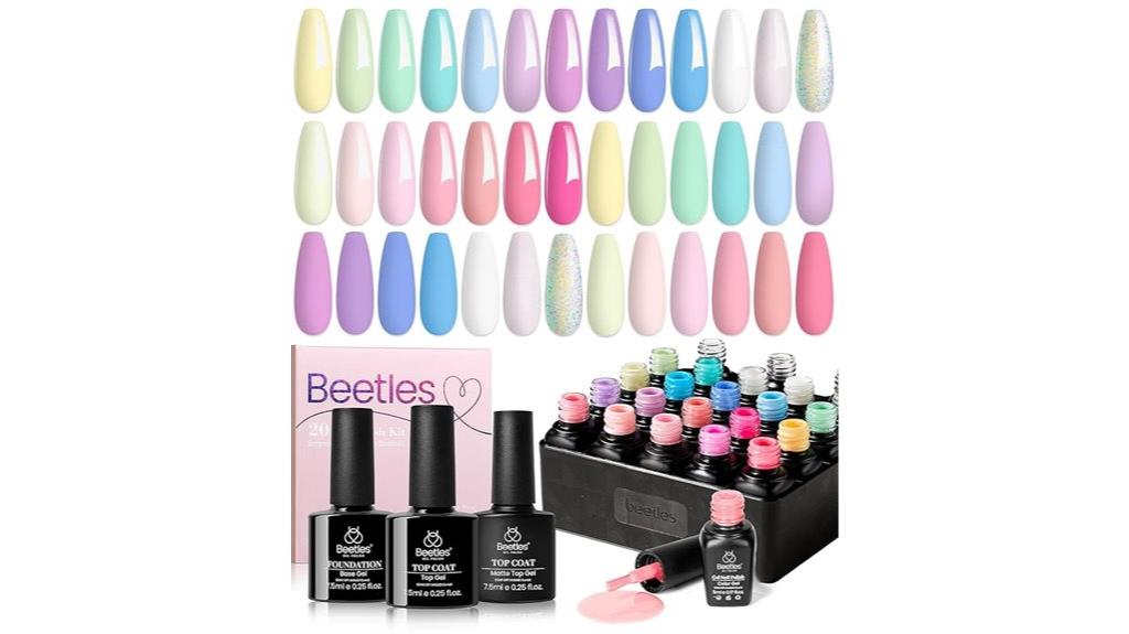 spring pastel nail collection