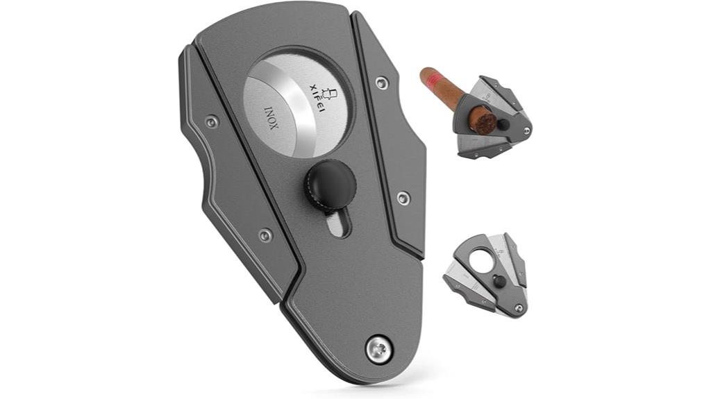 stainless steel cigar cutter