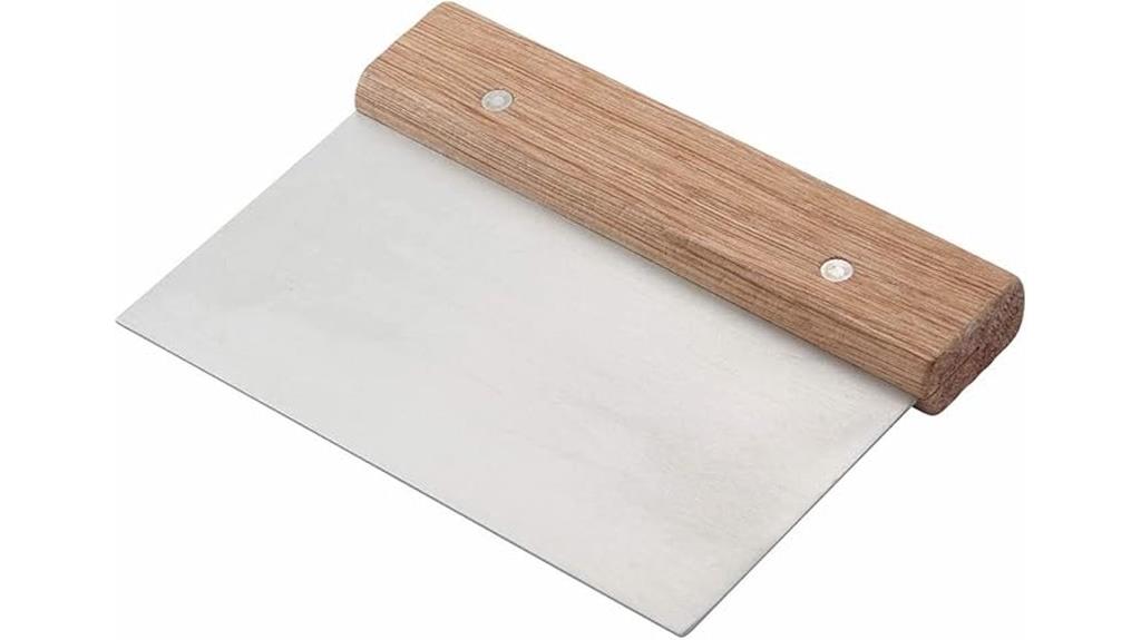 stainless steel dough scraper