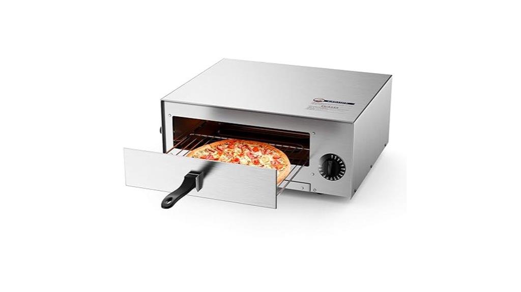 stainless steel electric pizza oven