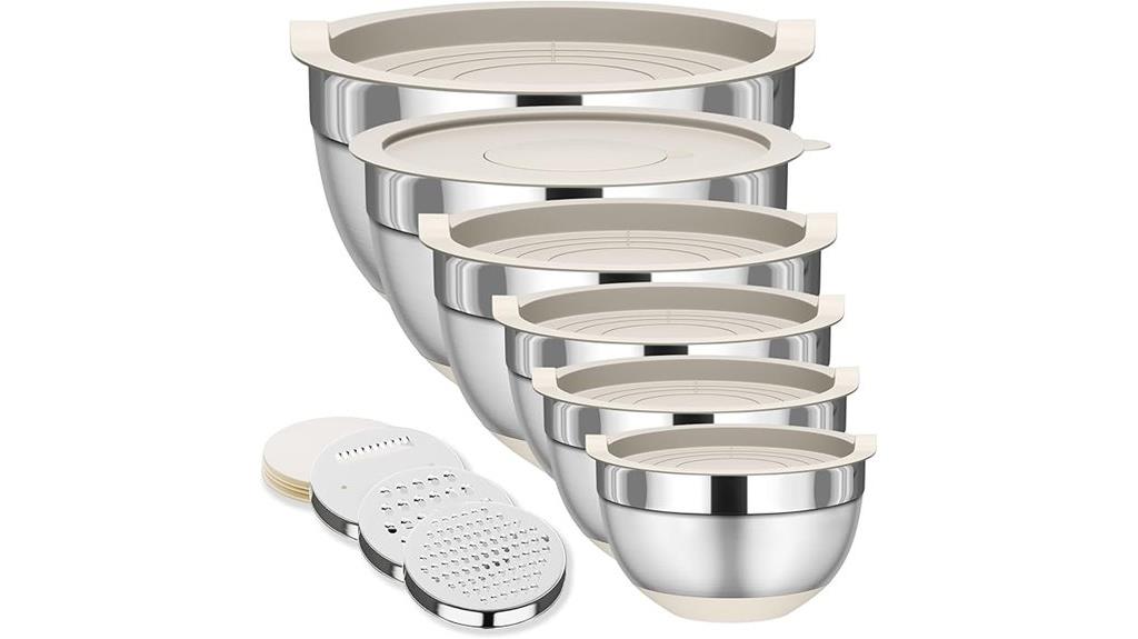 stainless steel mixing bowls