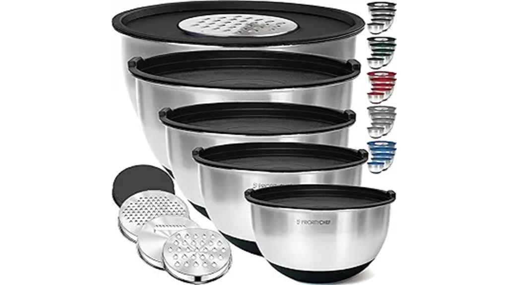 stainless steel mixing bowls