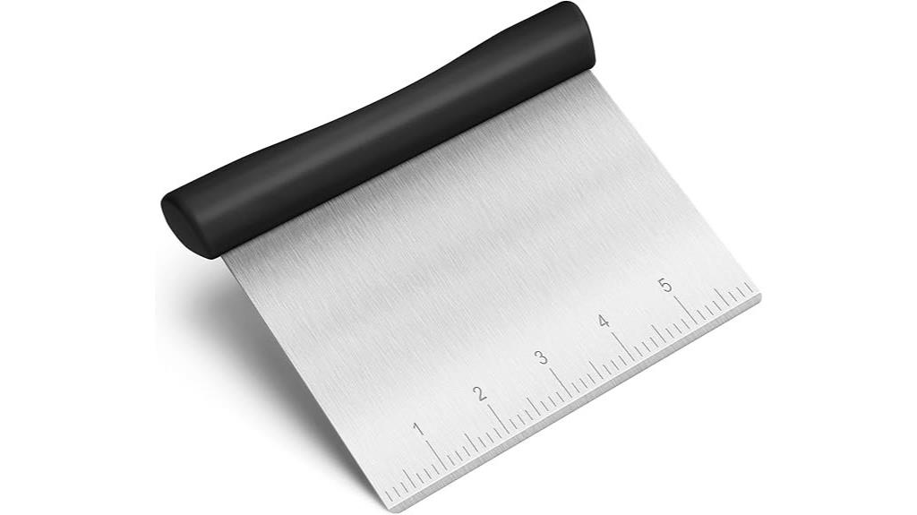 stainless steel pizza scraper