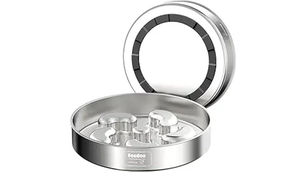 stainless steel slow feeder