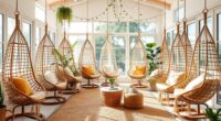 stylish comfortable hanging chairs