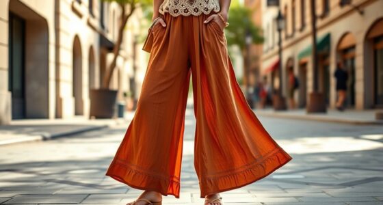stylish comfortable wide leg pants