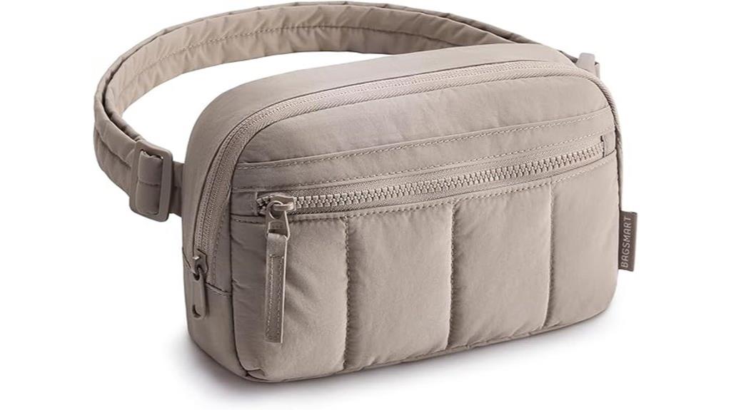 stylish quilted fanny pack