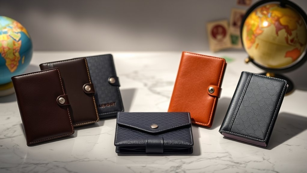 stylish secure travel wallets