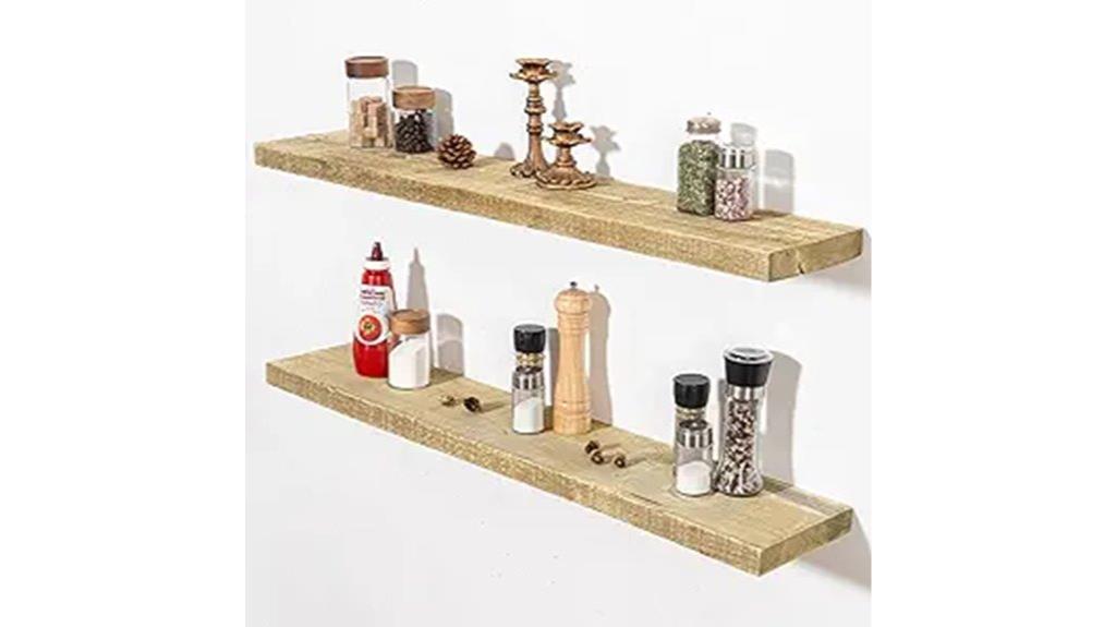 stylish wall mounted shelves