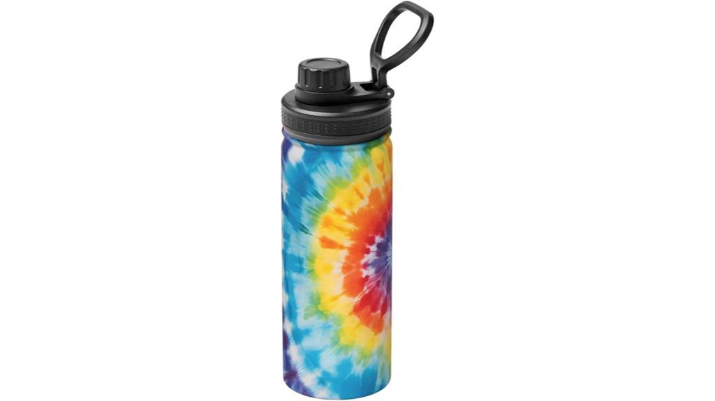 swirl tie dye bottle
