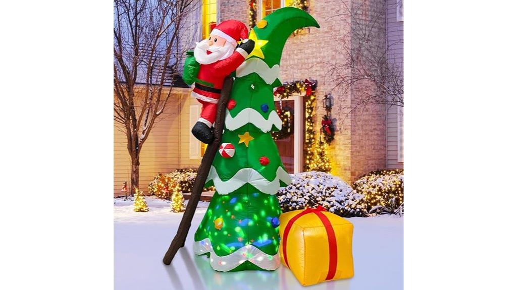 tall inflatable christmas decor