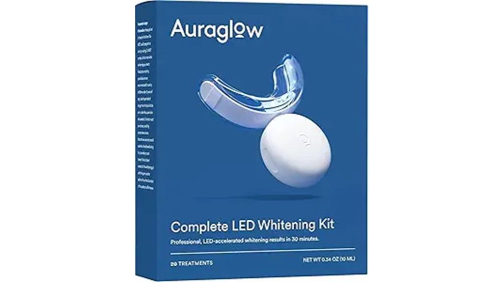 teeth whitening kit included