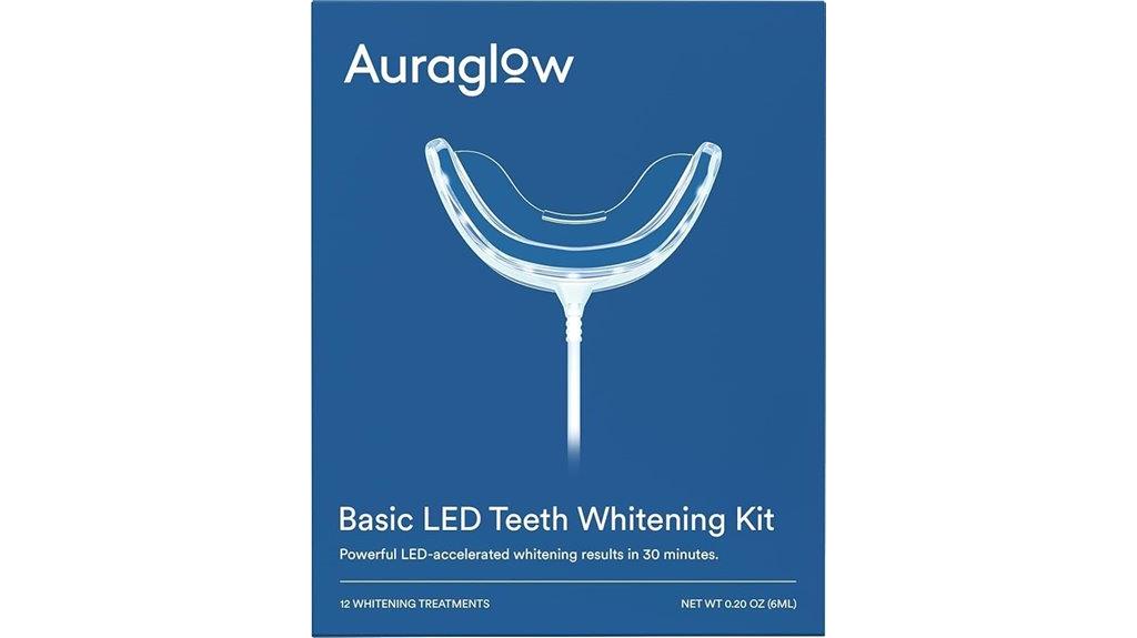 teeth whitening kit with led