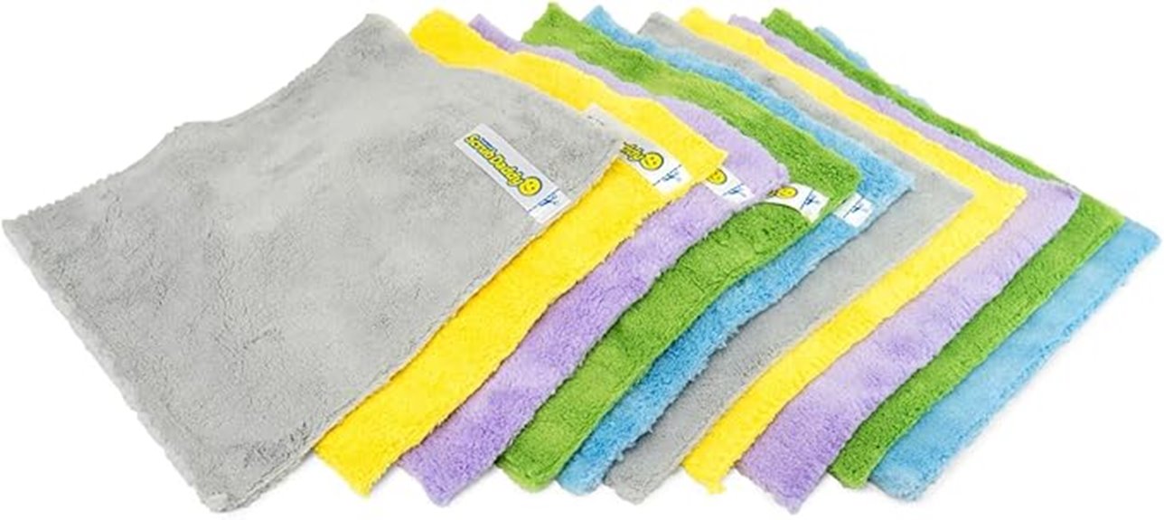 ten towels microfiber set