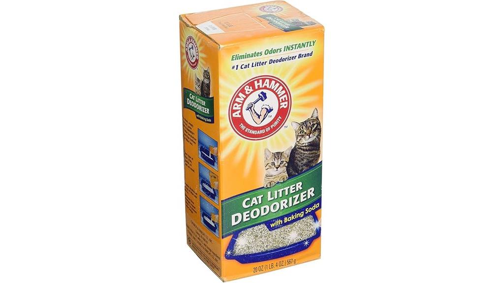 three pack cat litter deodorizer