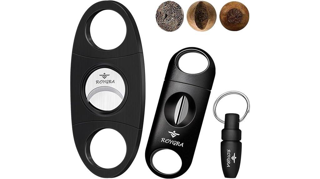 three tool cigar cutter set