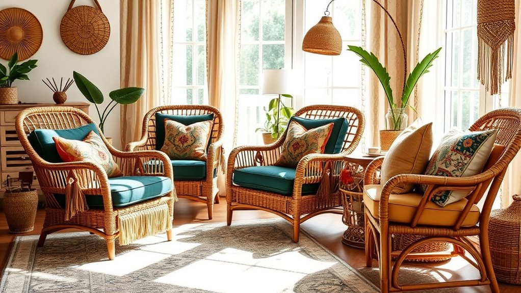top boho accent chairs