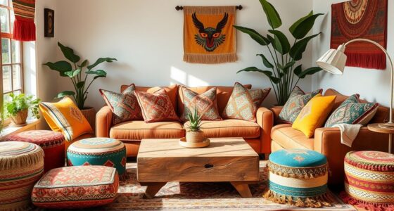 top boho ottoman picks