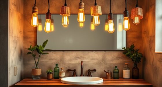 top boho vanity lighting
