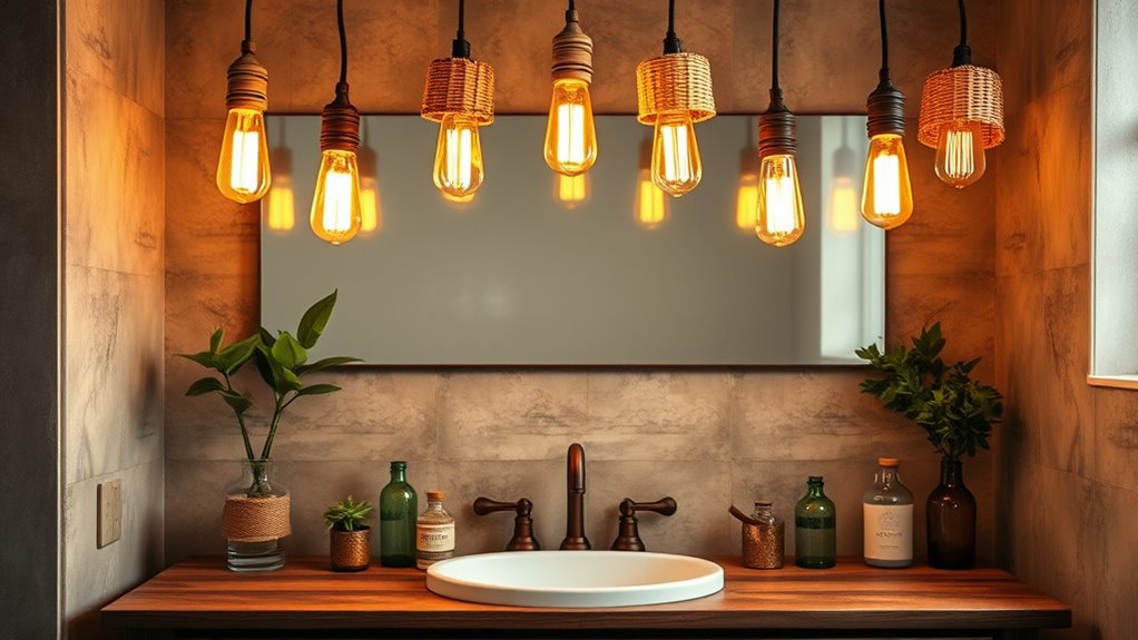 top boho vanity lighting