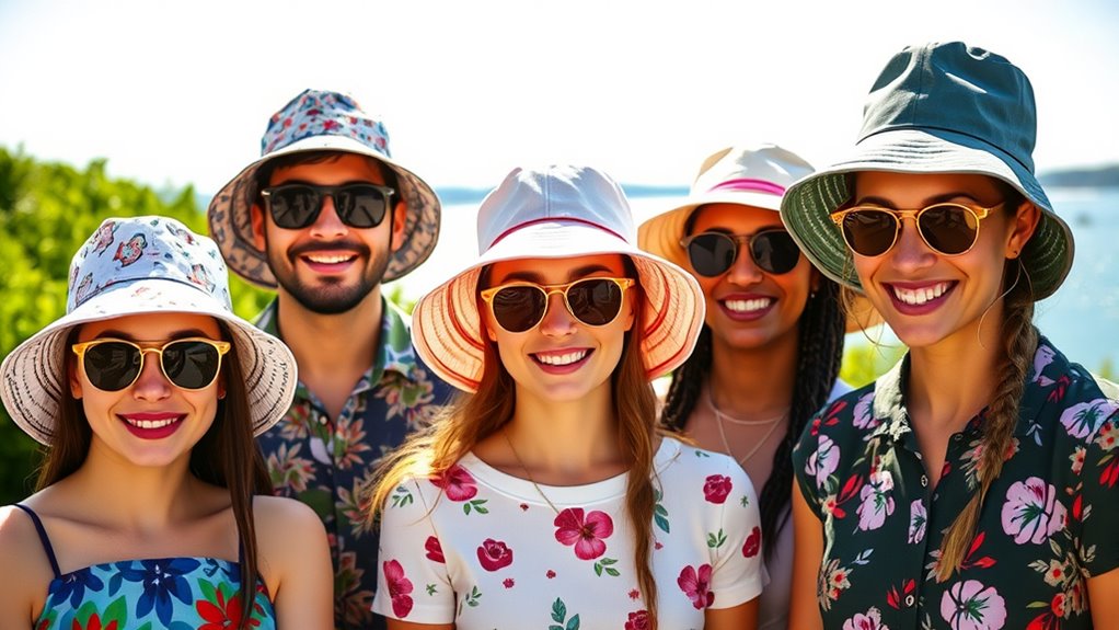 top cotton bucket hats