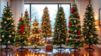 top pre lit christmas trees