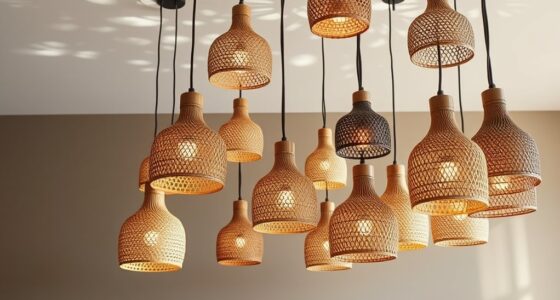 top rattan pendant lighting