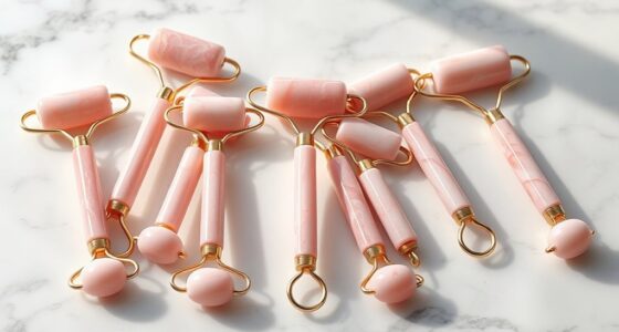 top rose quartz facial rollers