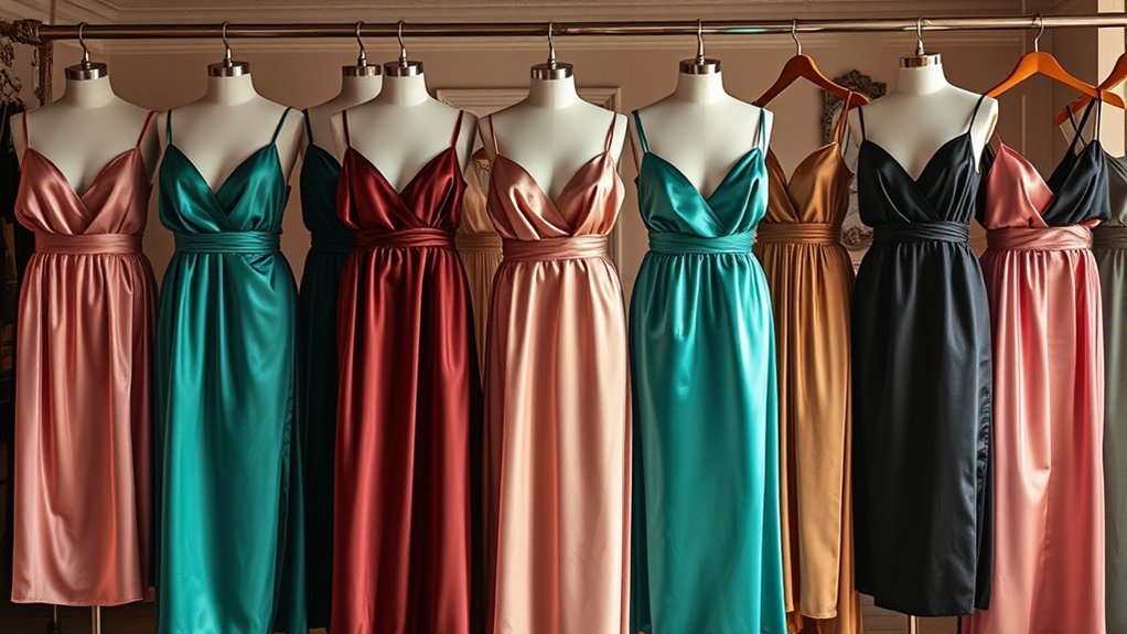 top satin dress picks