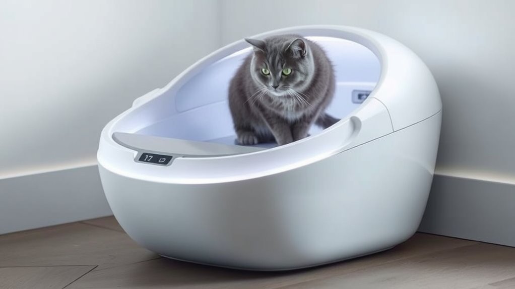 top self cleaning cat litter boxes