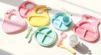 top silicone baby meal sets
