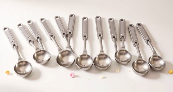 top stainless steel ice scoops