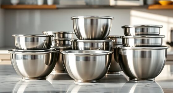 top stainless steel mixing bowls