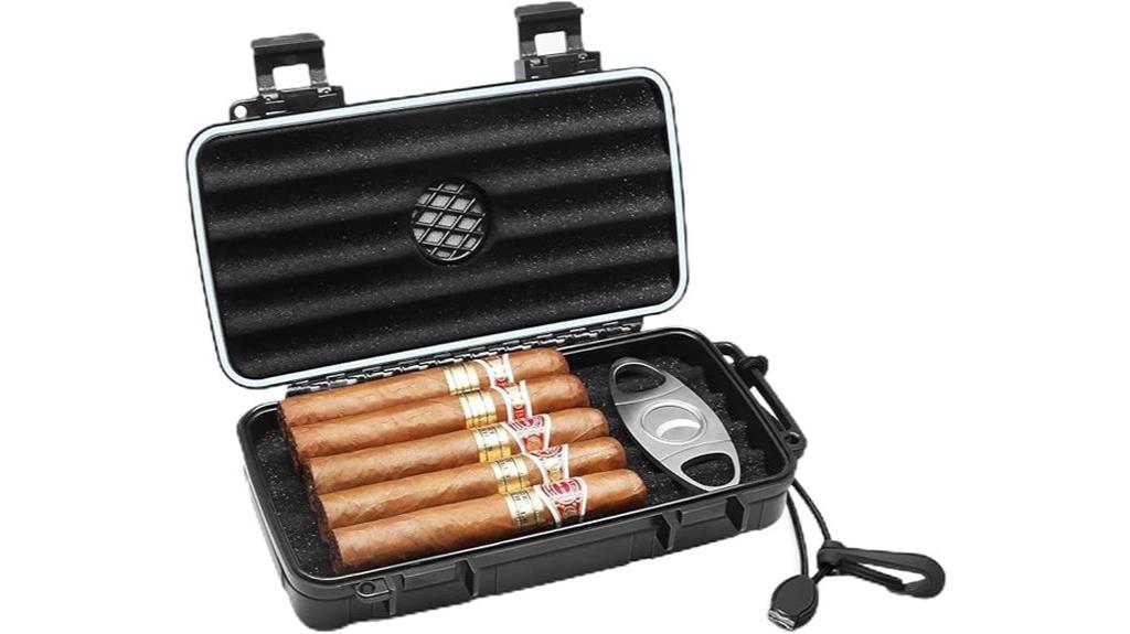 travel cigar humidor case