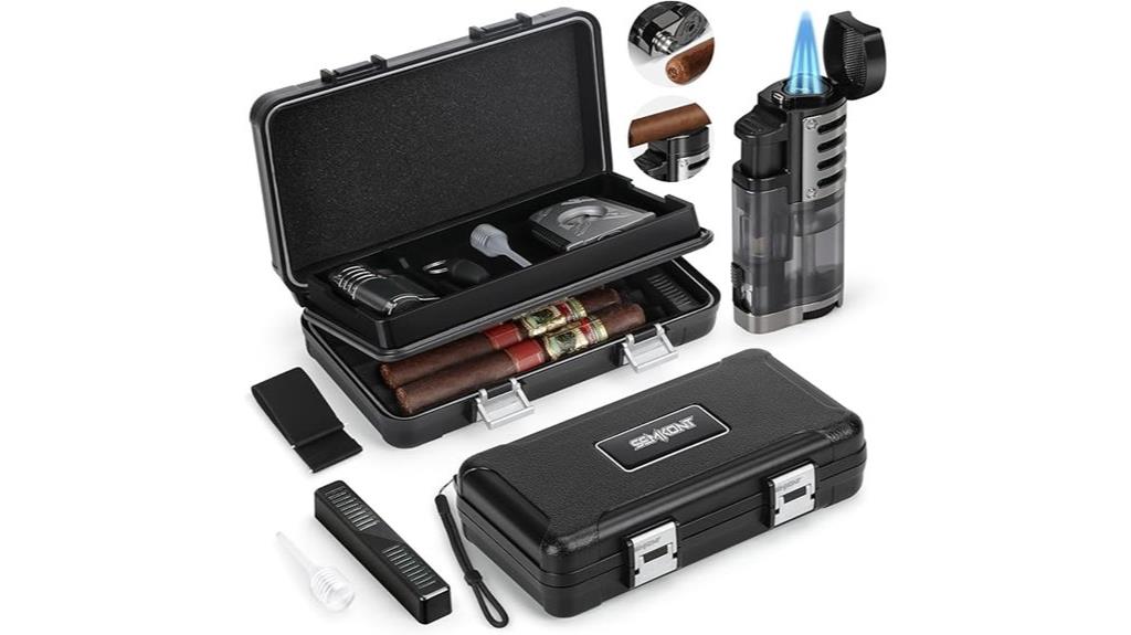 travel cigar humidor kit