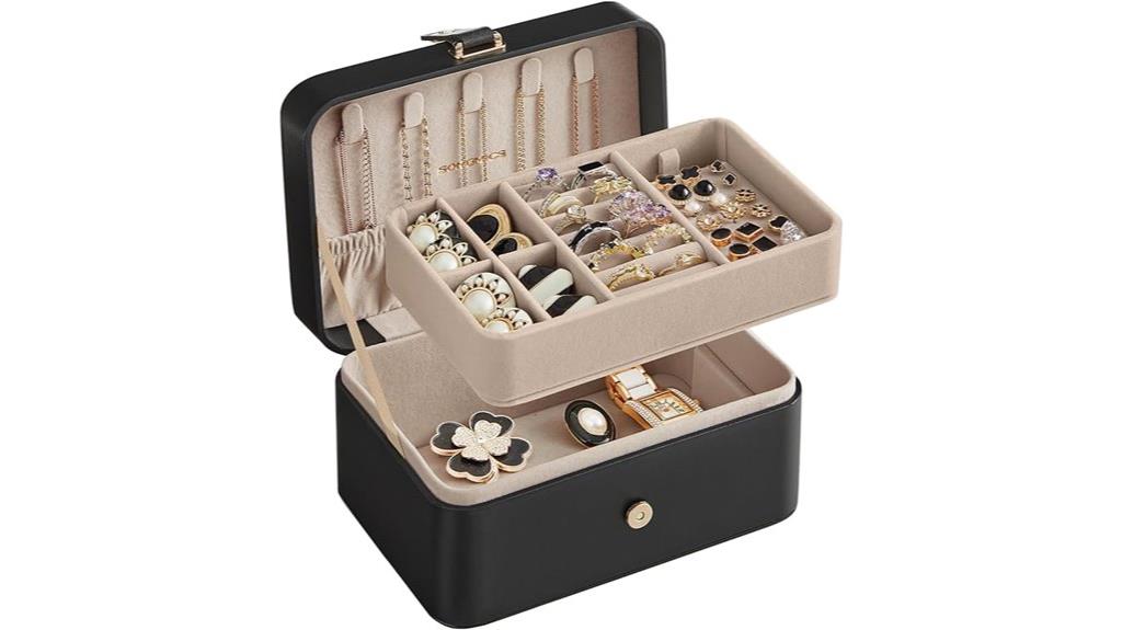travel jewelry storage case