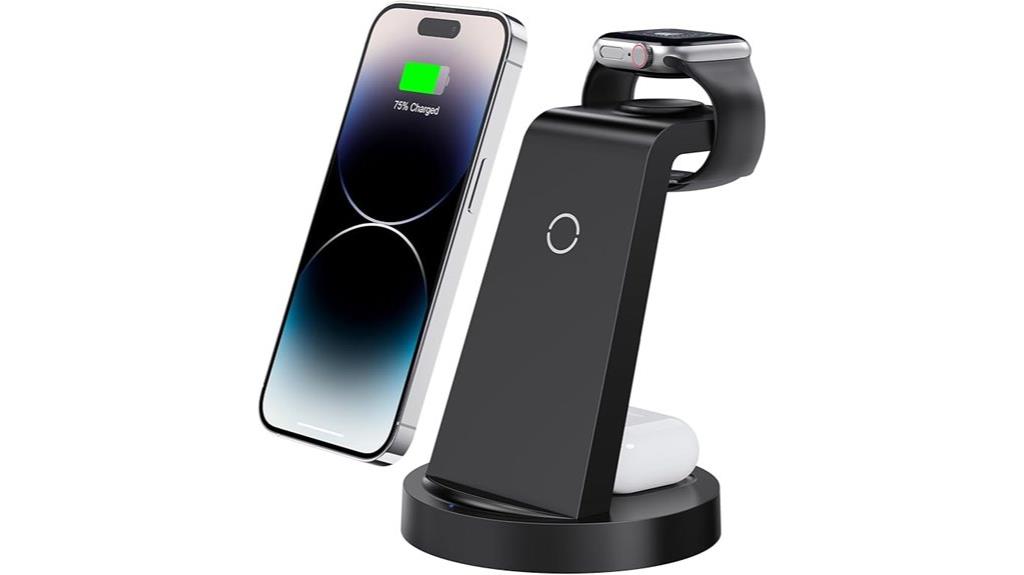 triple device wireless charger