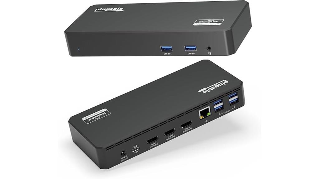 triple display usb c dock