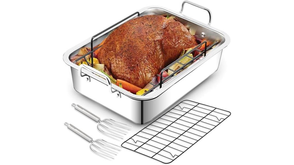 turkey roasting rack pan