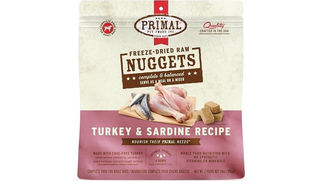 turkey sardine raw dog food
