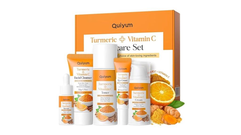 turmeric vitamin c skincare set