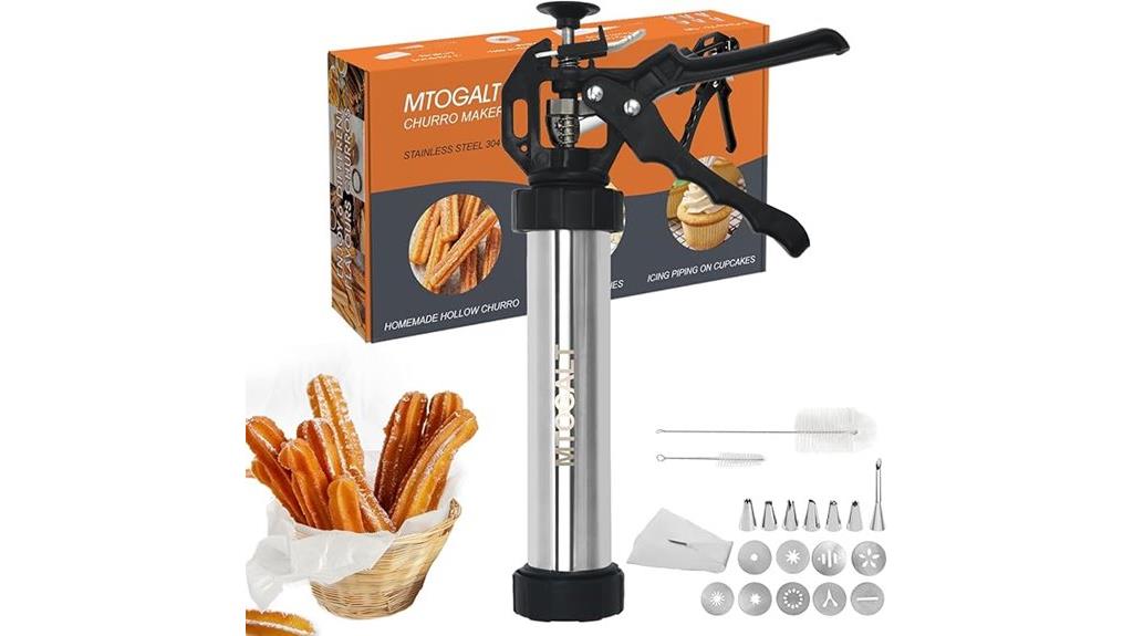 twenty one stainless steel churro set