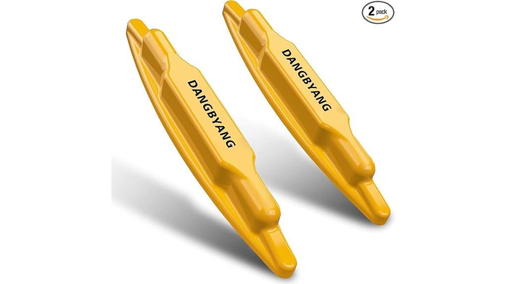 two magnetic stud finders